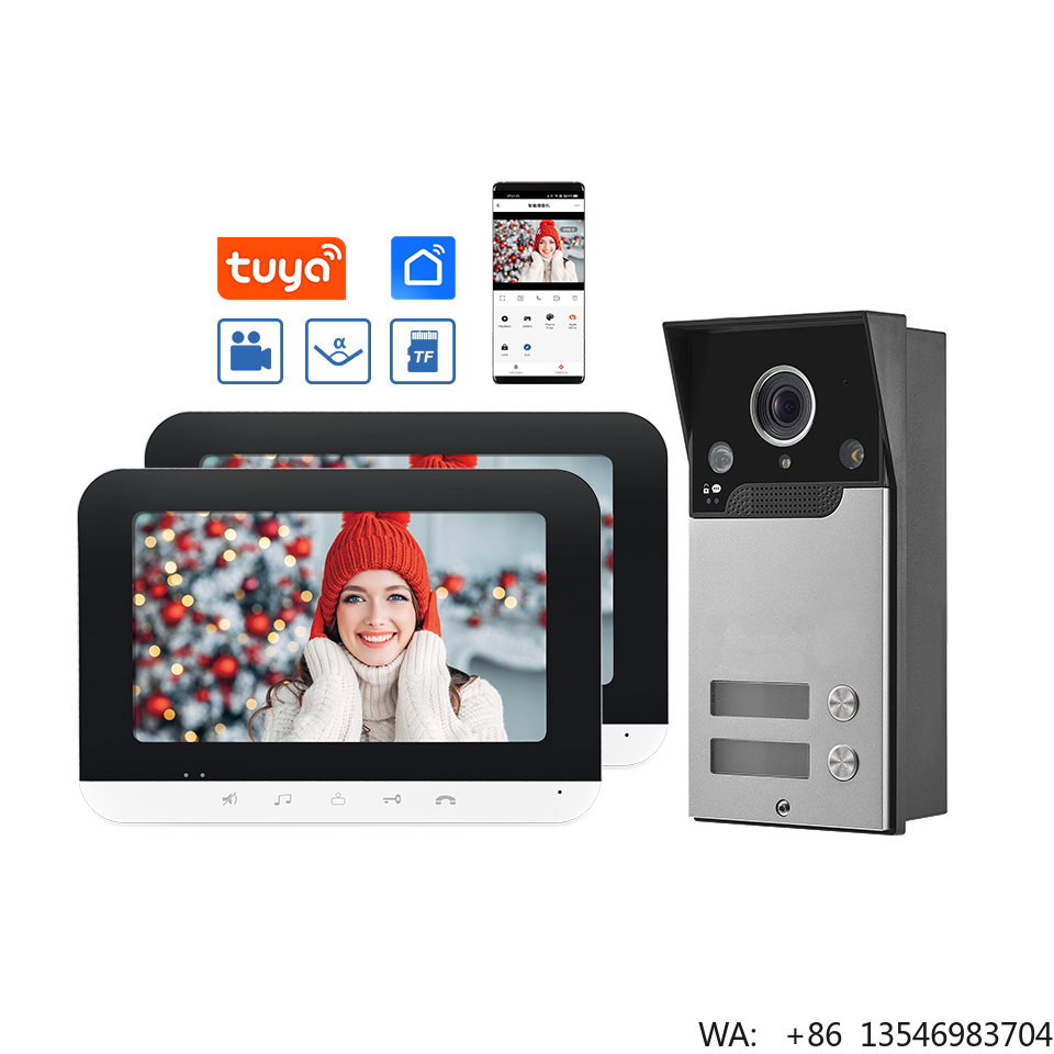 Smart Doorbell Wired - Fabrika Fiyatı 7 İnç Dokunmatik Tuşlu