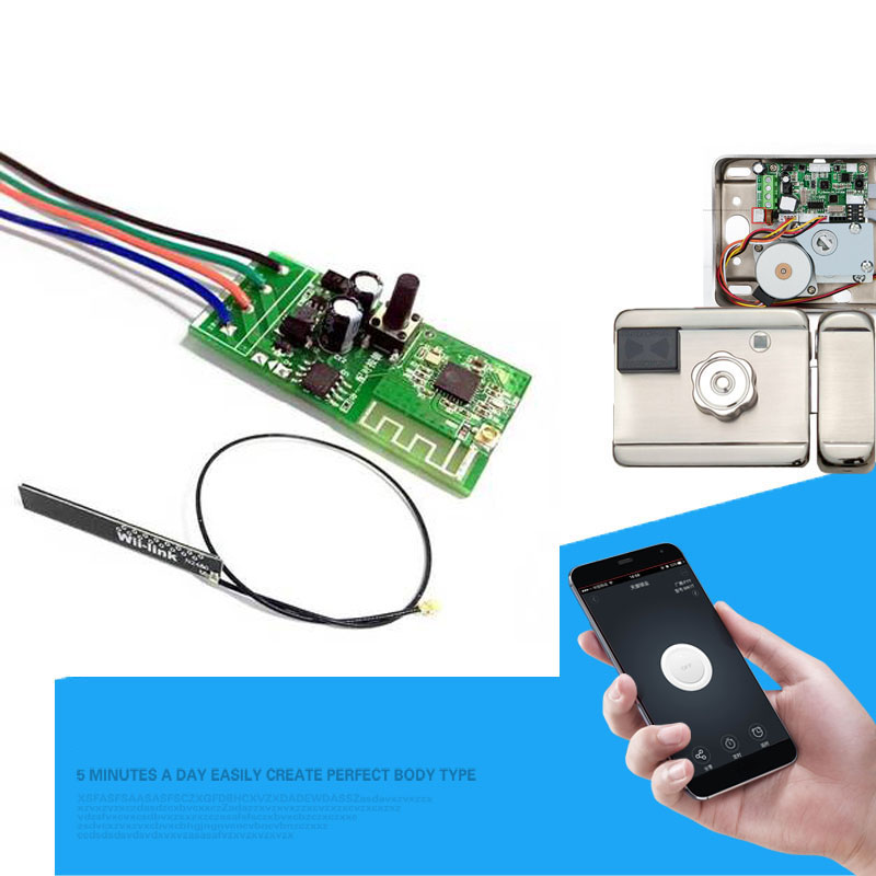 Smart Home Automation Diy - 12V WiFi akıllı anahtarı elektronik kilit