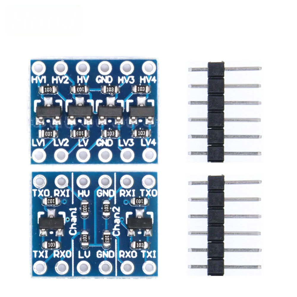 Level Shifter 3.3V - 1-0 adet, 2/4 kanallı, IIC/I2C mantık