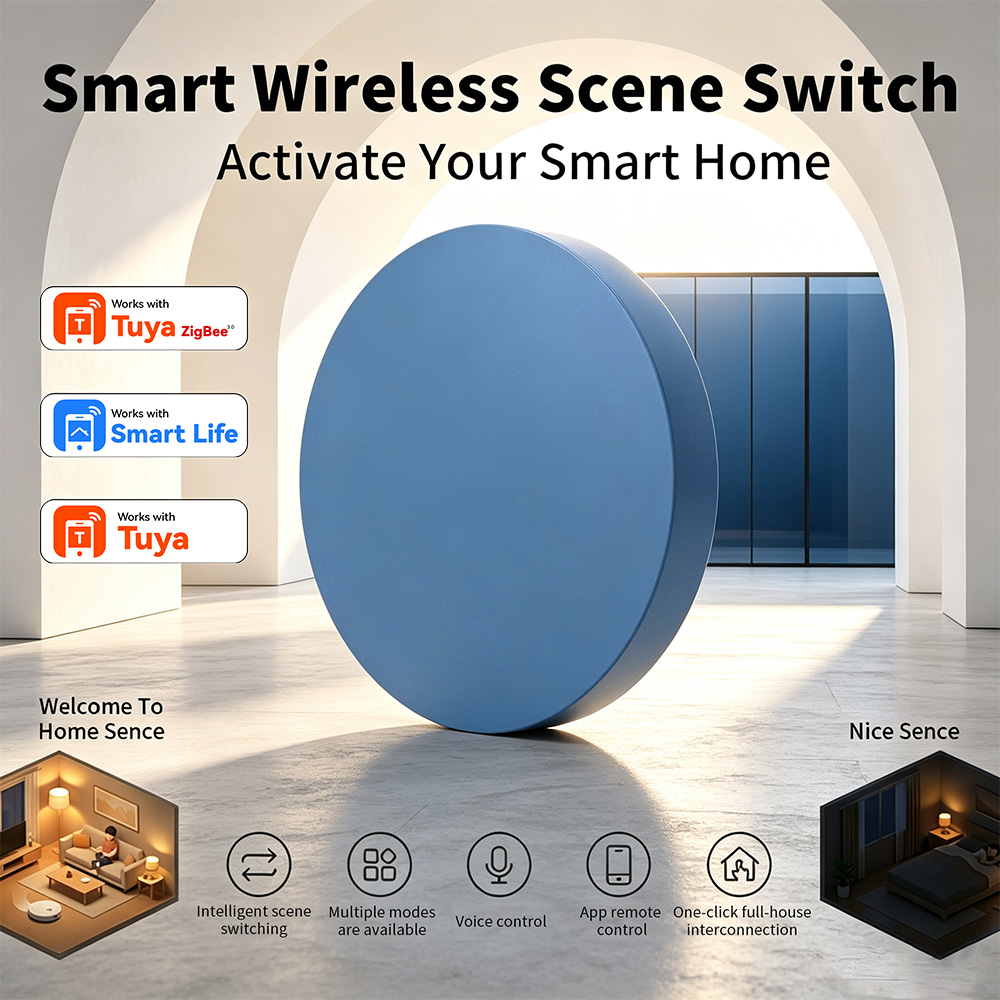 Home Automation Technology - Zigbee Akıllı Sahne Düğmesi Tuya Smart