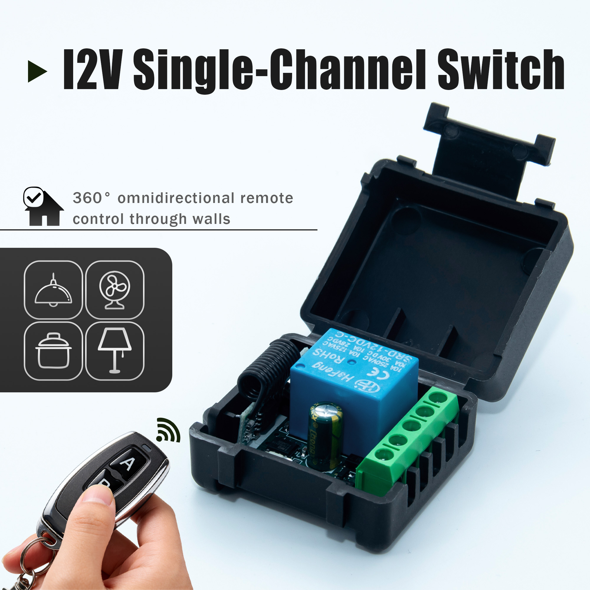DC 12V 433MHz Kablosuz Uzaktan - 433Mhz Receiver Module incelemesi ve fiyatı