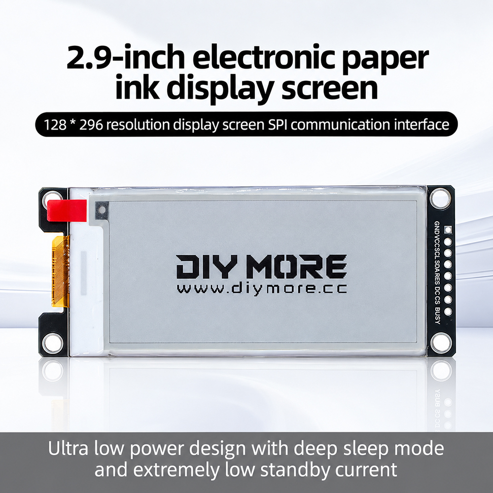 2,9'' Siyah Beyaz Kırmızı Sarı - Display Epaper 2.9 incelemesi ve fiyatı