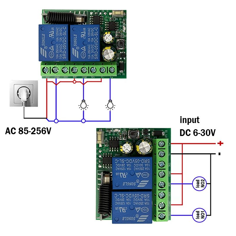 10A Röle Alıcı Modülü 433MHz K - 433Mhz Receiver Module incelemesi ve fiyatı