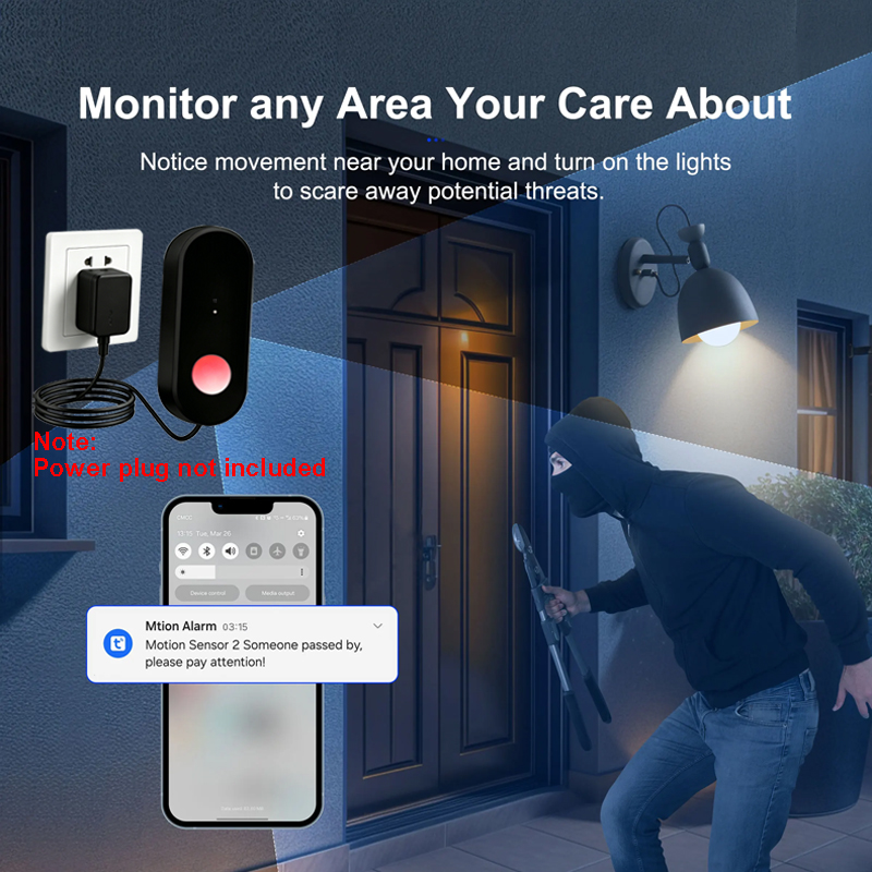 Tuya WiFi PIR Hareket Sensörü, - Motion Sensor Pir Wired incelemesi ve fiyatı