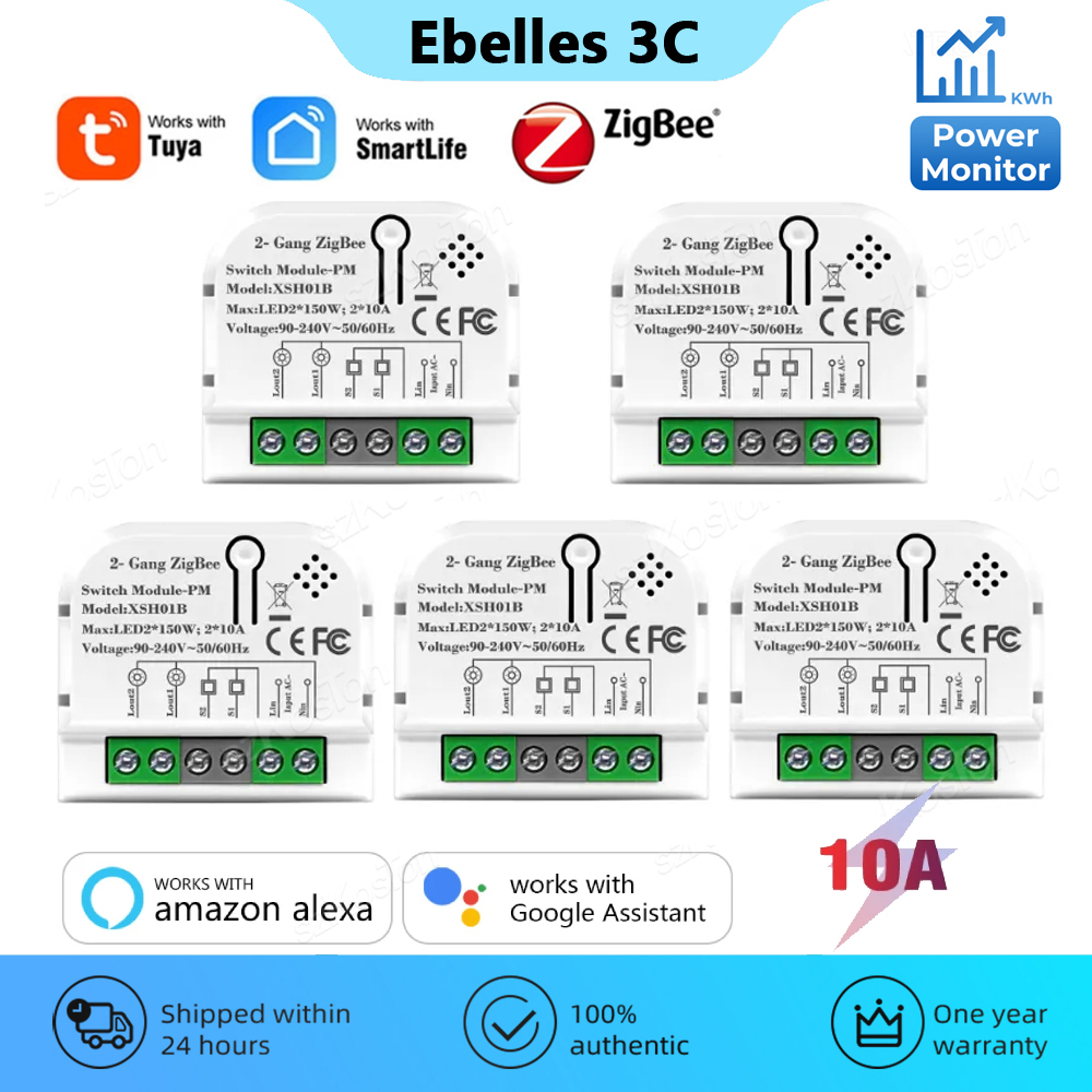 1/2 kanallar 10A Tuya ZigBee a - Home Automation Ideas incelemesi ve fiyatı