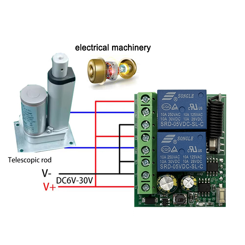 DC 12V 24V AC 220V RF433 2CH Ç - 433Mhz Receiver Module incelemesi ve fiyatı