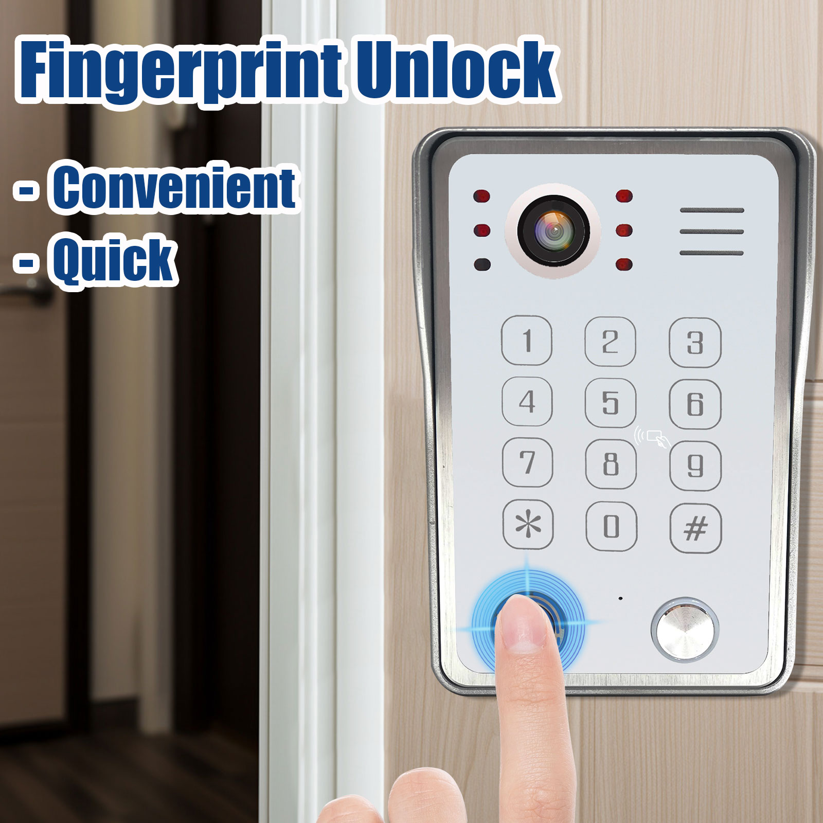ANJIELO Parmak İzi IC Kart Şif - Smart Doorbell Wired incelemesi ve fiyatı