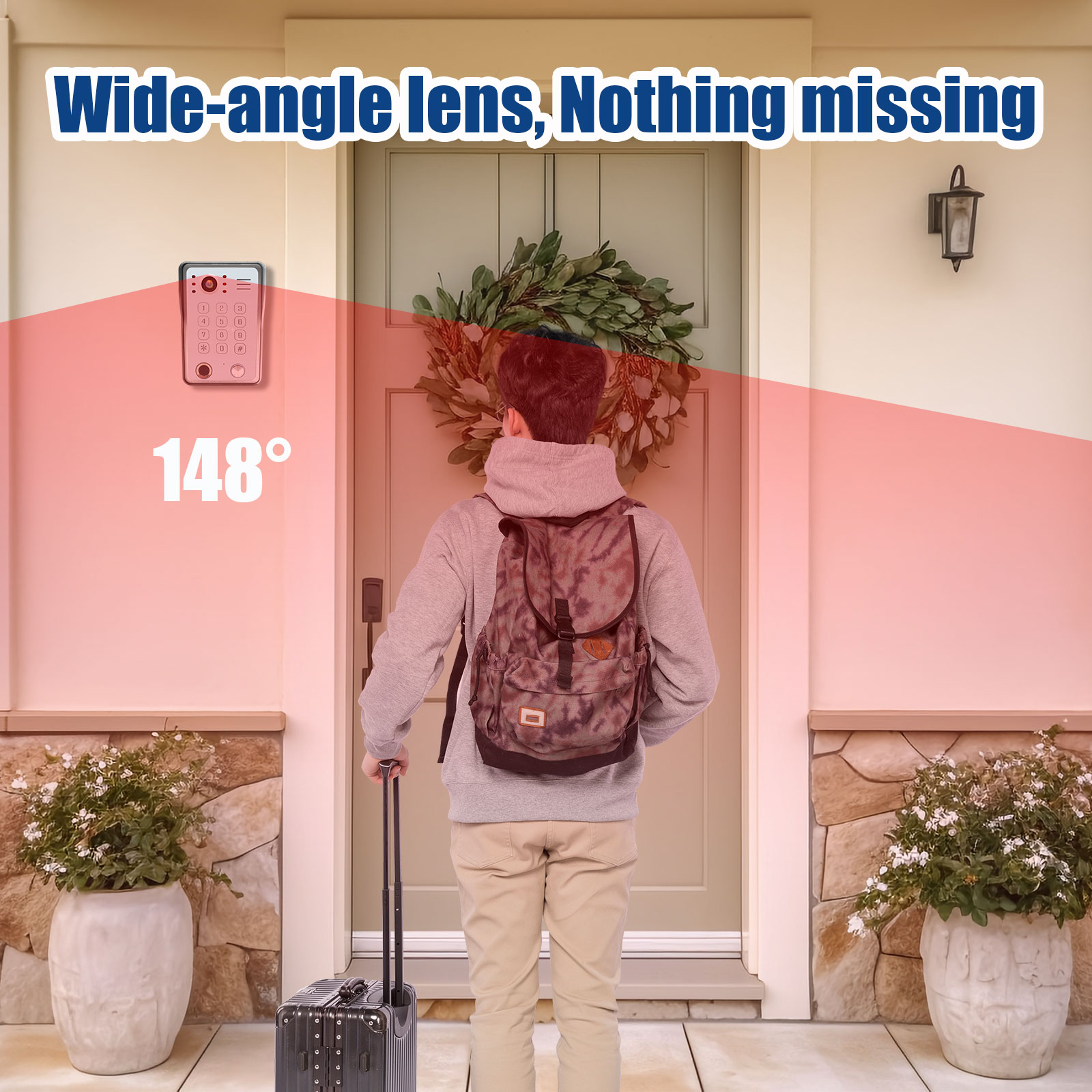 ANJIELO Parmak İzi IC Kart Şif - Smart Doorbell Wired incelemesi ve fiyatı