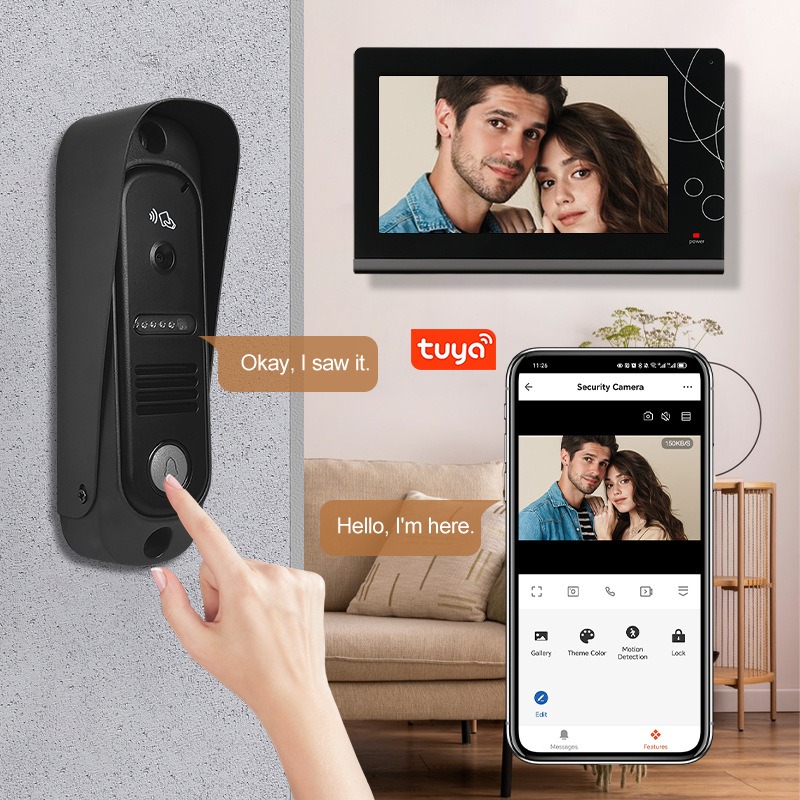 Akıllı Ev 7 İnç WiFi Görüntülü - Smart Doorbell Wired incelemesi ve fiyatı